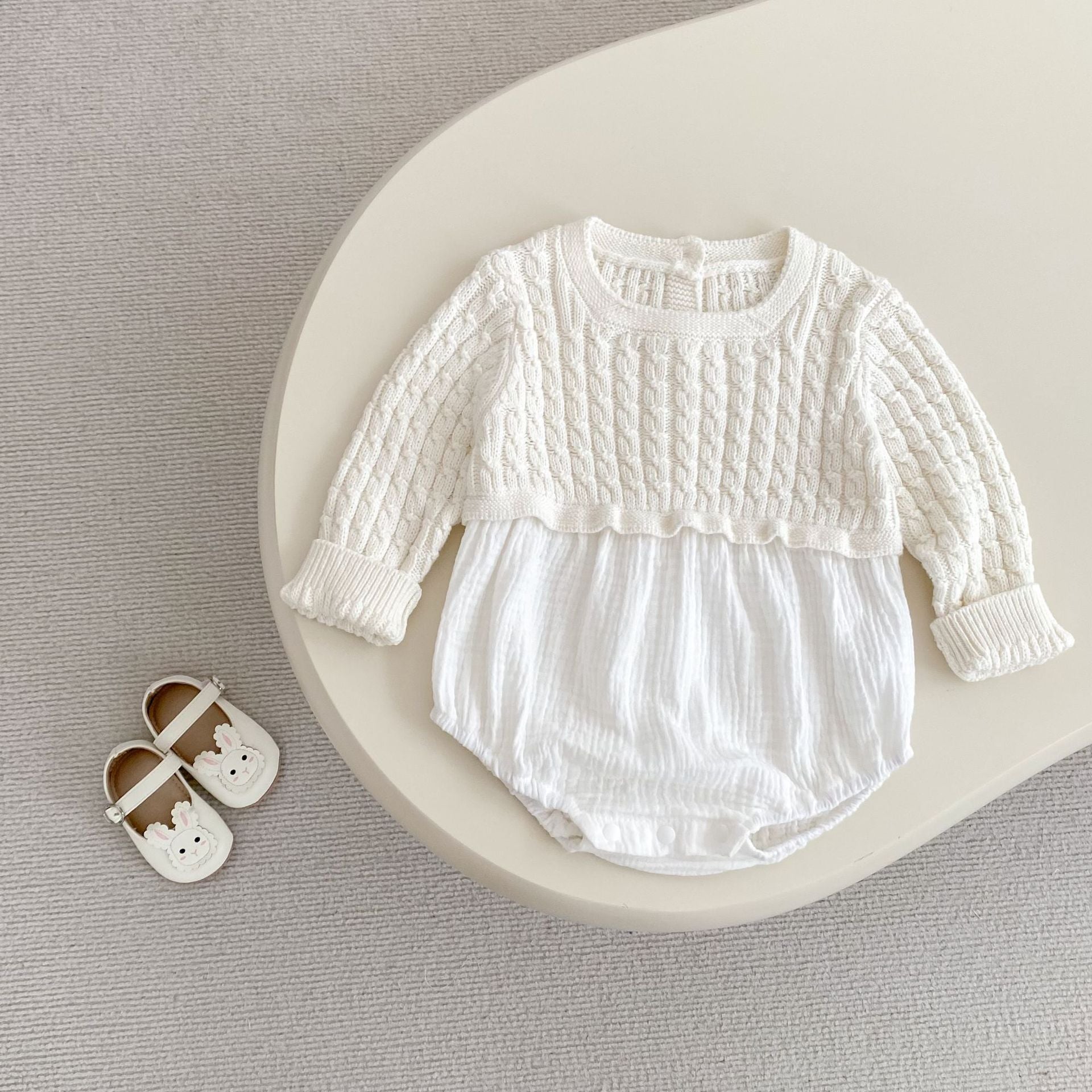 Spring And Autumn Baby Girl Infant Rompers: The Perfect Blend of Style and Comfort